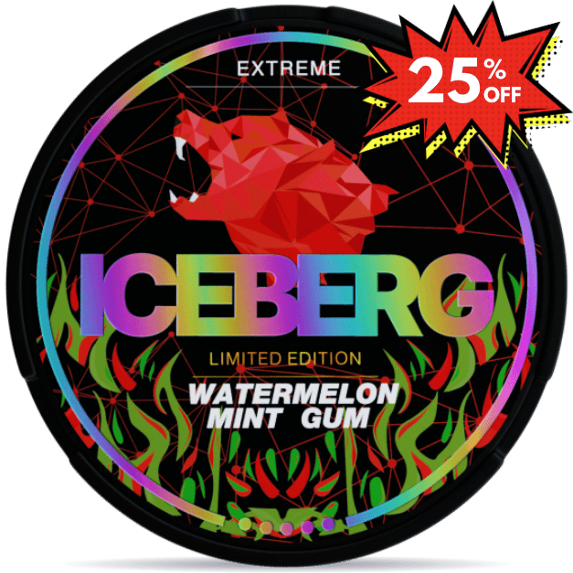 ICEBERG Watermelon Mint Gum Extreme 50