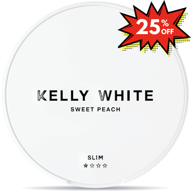 KELLY WHITE Sweet Peach Slim 3,6mg