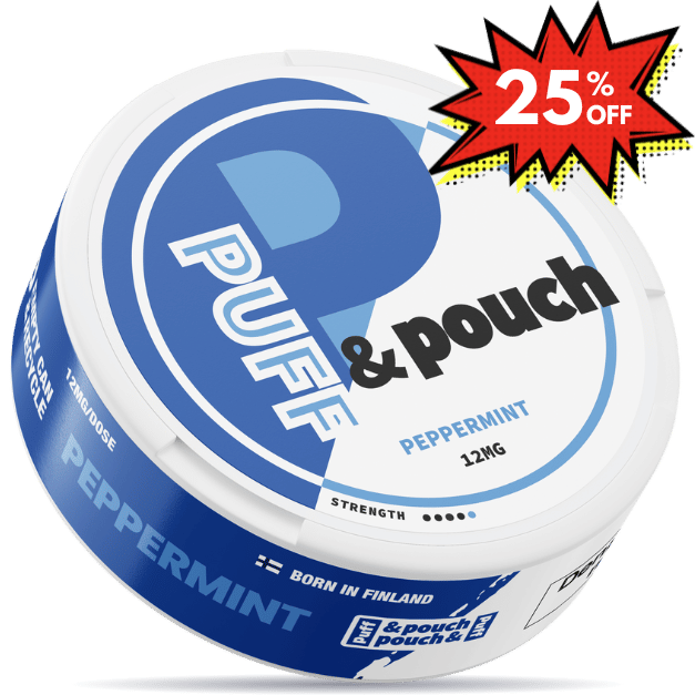 PUFF & POUCH Peppermint Slim 12mg