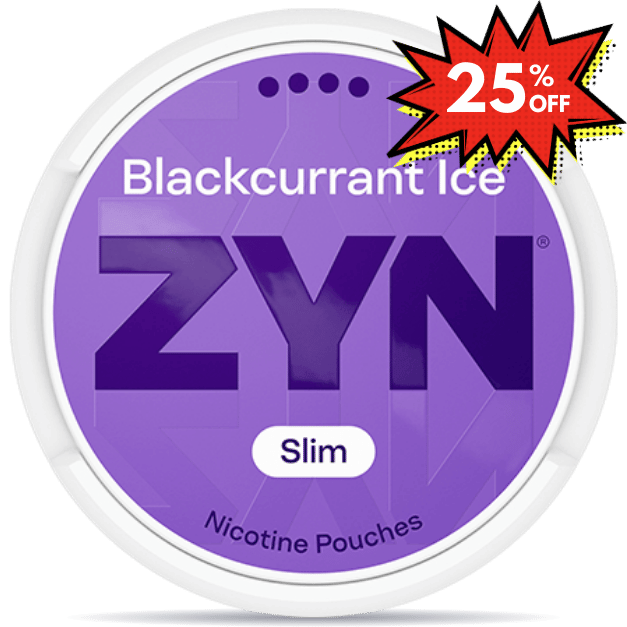 ZYN Blackcurrant Ice Slim Extra Strong (S4)