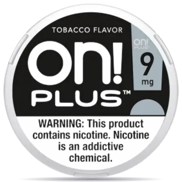strong tobacco pouches On! PLUS Tobacco Flavor 9 mg⚡️Fast Shipping