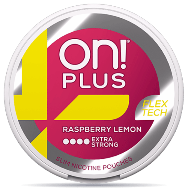 On! Plus Raspberry Lemon Extra Strong Slim
