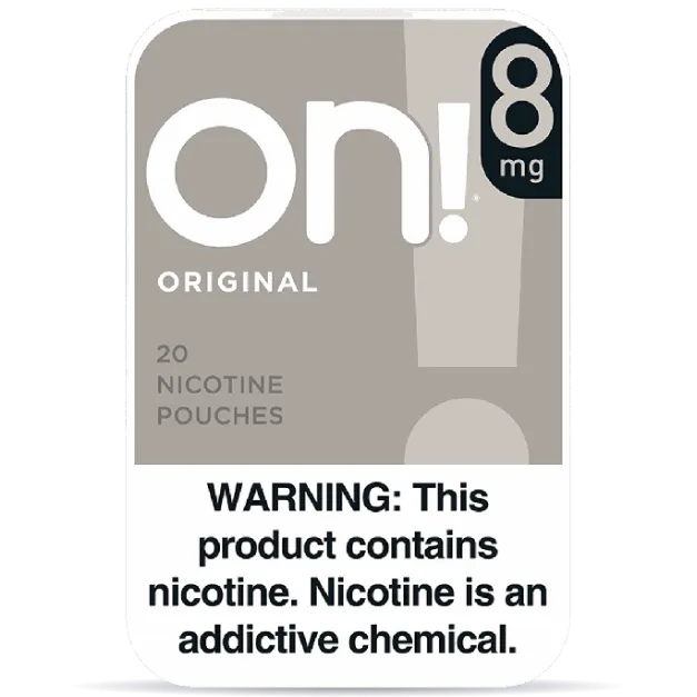 on tobacco free pouches ON! Nicotine Original 2mg / 5 Pack Discreet usage is accomplished thanks to the crystal white pouches that reside within each can of On ON! Nicotine Pouches Cinnamon |