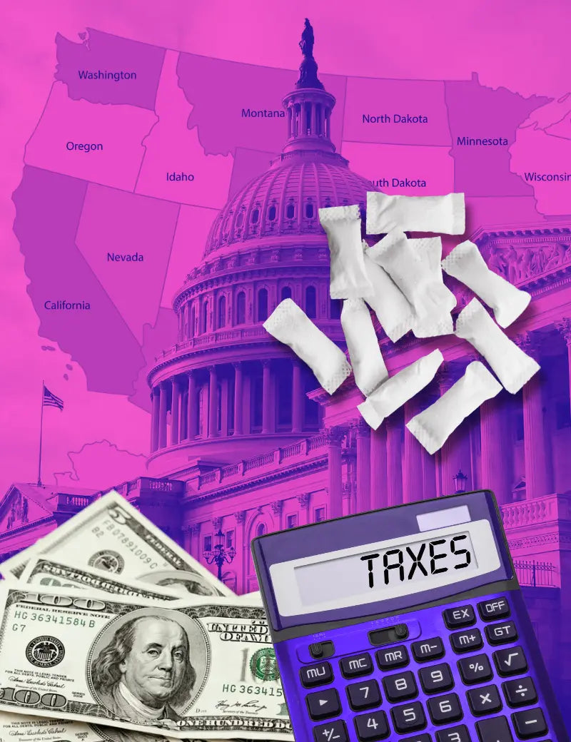 Nicotine pouche taxes in the USA