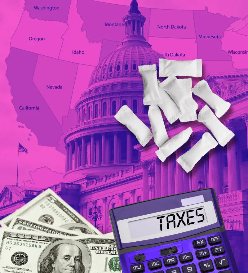 Nicotine pouche taxes in the USA