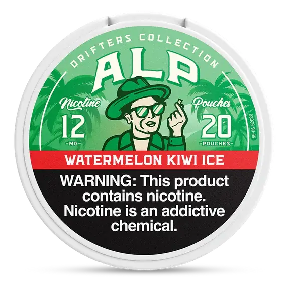 ALP Drifters Watermelon Kiwi Ice 12 mg Nicotine Pouches