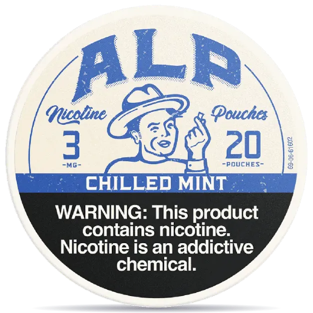 ALP Chilled Mint 3 mg Nicotine Pouches