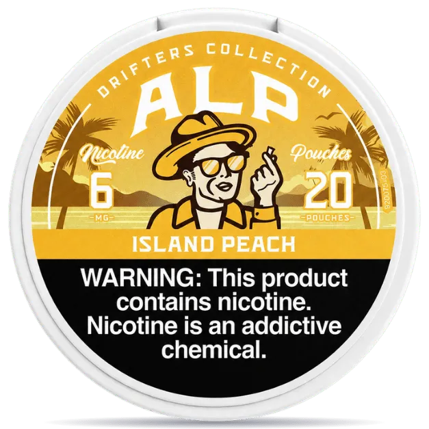 ALP Drifters Island Peach 6 mg Nicotine Pouches