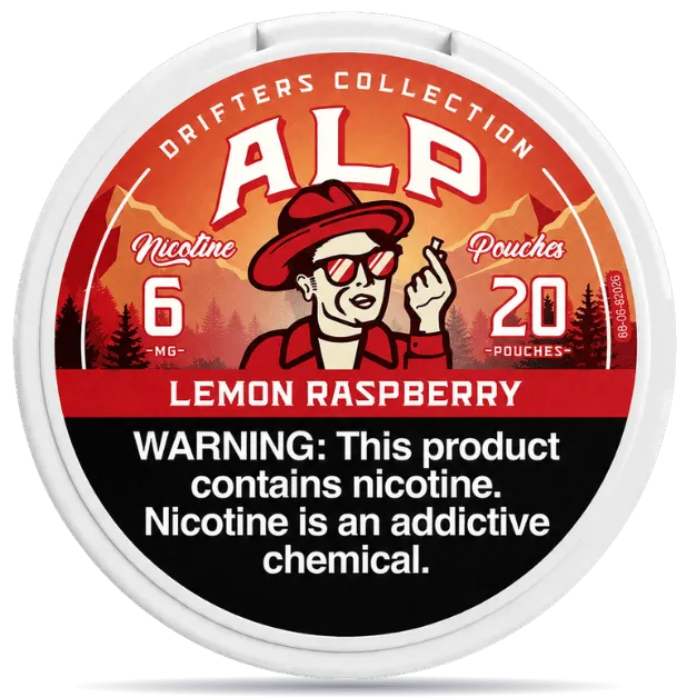 ALP Drifters Lemon Raspberry 6 mg Nicotine Pouches