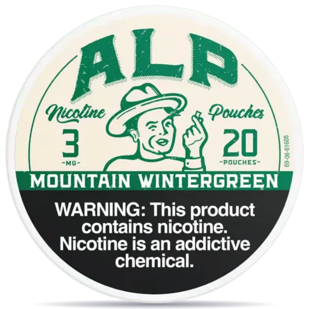 ALP Mountain Wintergreen Pouches 3 mg