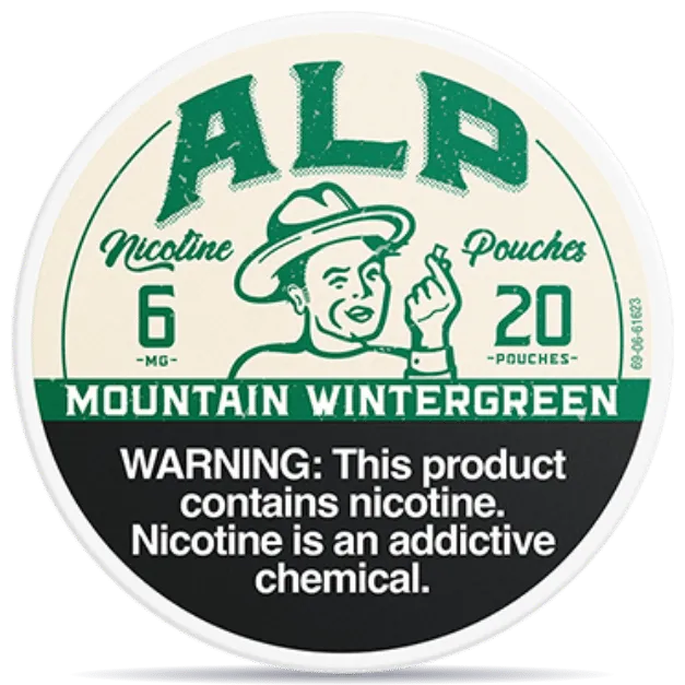 ALP Mountain Wintergreen 6 mg Nicotine Pouches