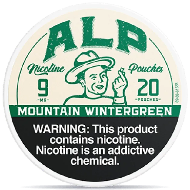 ALP Mountain Wintergreen 9 mg Nicotine Pouches