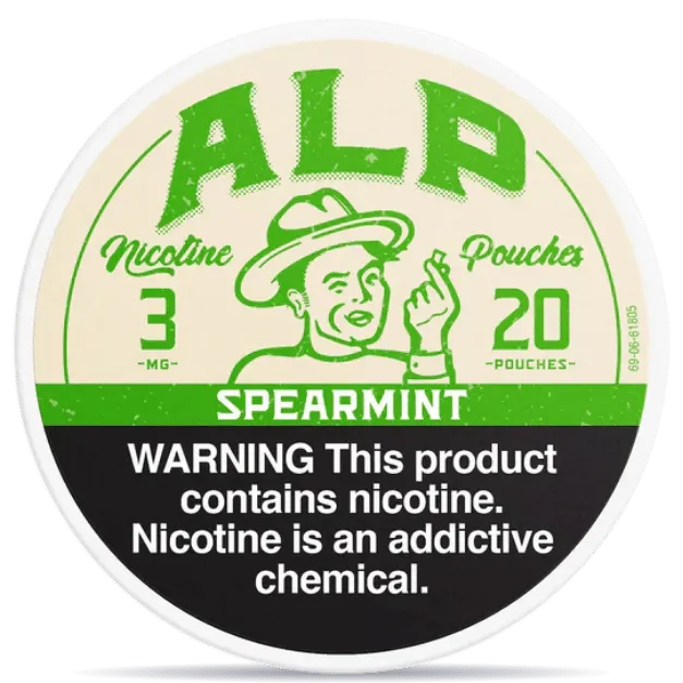 ALP Spearmint 3 mg Nicotine Pouches