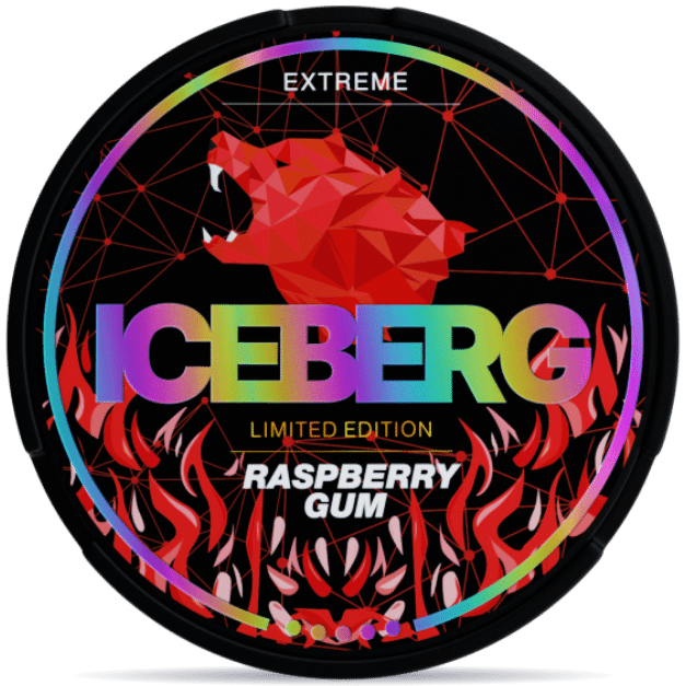 ICEBERG Raspberry Gum Extreme Slim ⚡️ Save 15 % – GotPouches.com