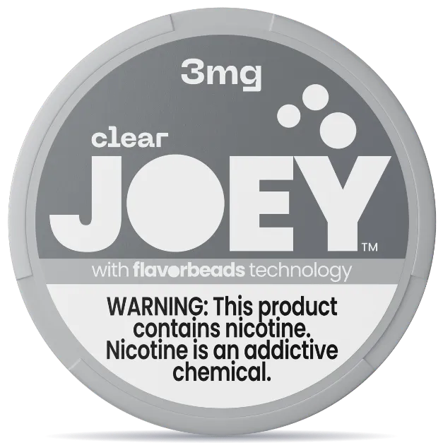 JOEY Clear 3 mg Nicotine Pouches