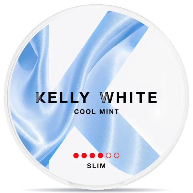 Kelly White Cool Mint Slim S4 nicotine pouches