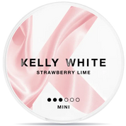 Kelly White Strawberry Lime Mini S3 nicotine pouches can