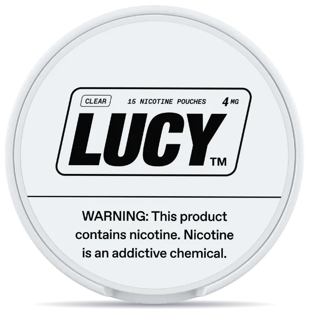 LUCY Clear 4 mg nicotine pouches can – light nicotine pouches 15 count