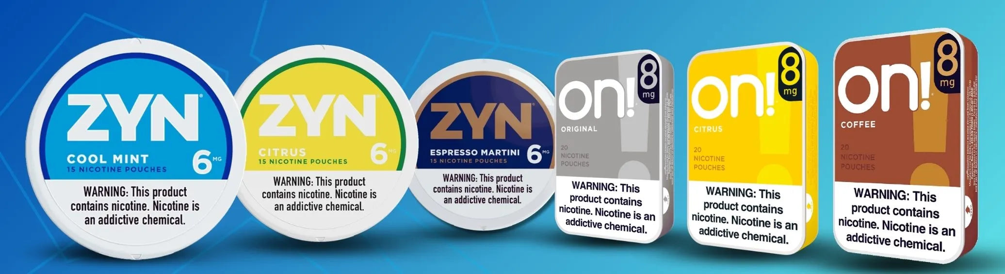 Mini nicotine pouches for the US market from top brands like ZYN and on!, available with fast same-day shipping from Nashville at GotPouches