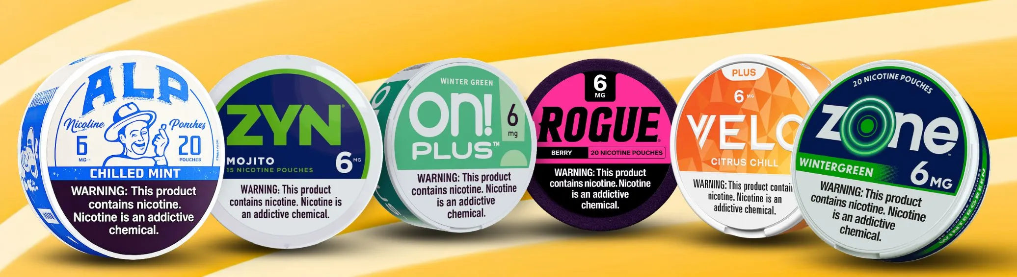 Regular strength nicotine pouches for the US market from top brands like ZYN, VELO, Rogue and on! with fast same-day shipping from Nashville at GotPouches