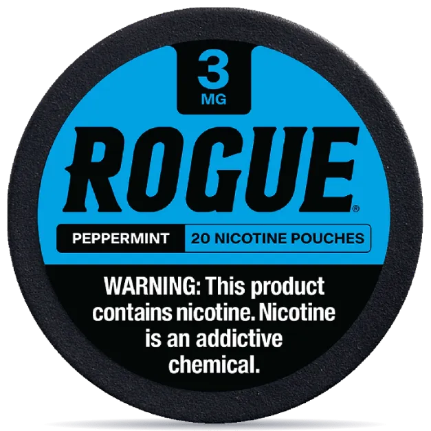 ROGUE Peppermint 3 mg Nicotine Pouches