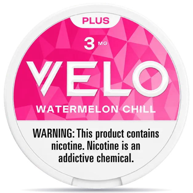 VELO Plus Watermelon Chill 3mg Nicotine Pouches