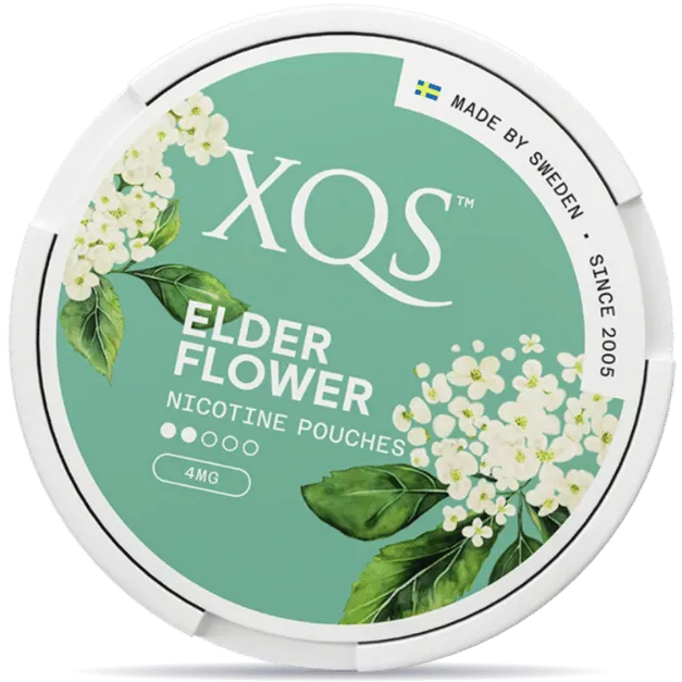 XQS Elderflower 4mg nicotine pouches
