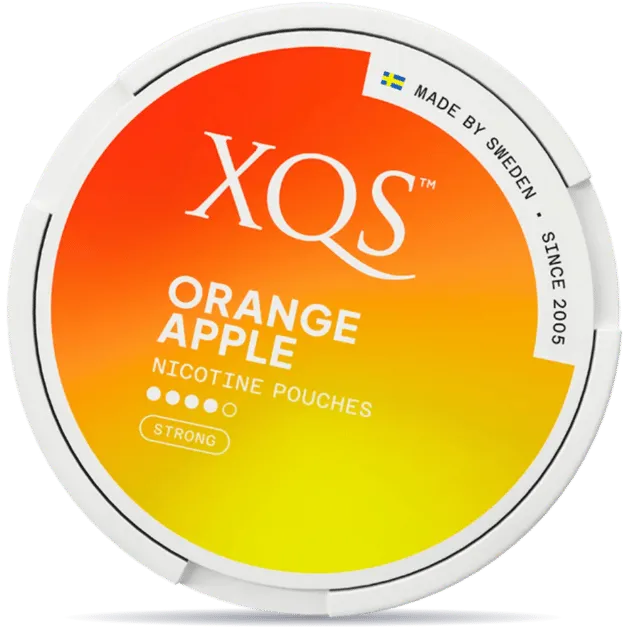 XQS Orange Apple Strong 8mg nicotine pouches