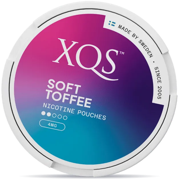 XQS Soft Toffee 4mg Nicotine Pouches