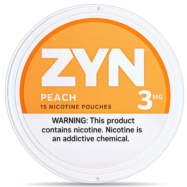 ZYN Peach 3 mg nicotine pouches