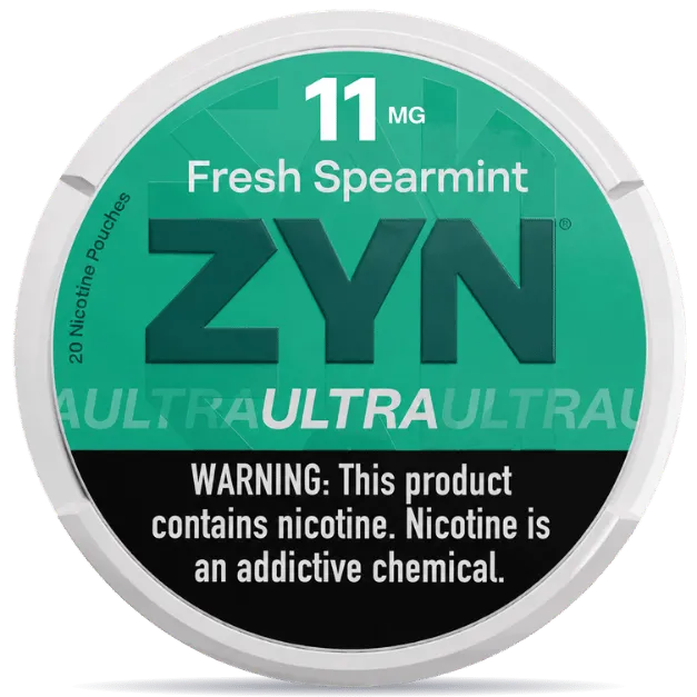 ZYN Ultra Fresh Spearmint 11mg nicotine pouches