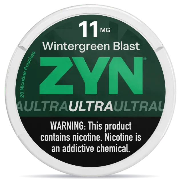 ZYN Ultra Wintergreen Blast 11 mg nicotine pouches